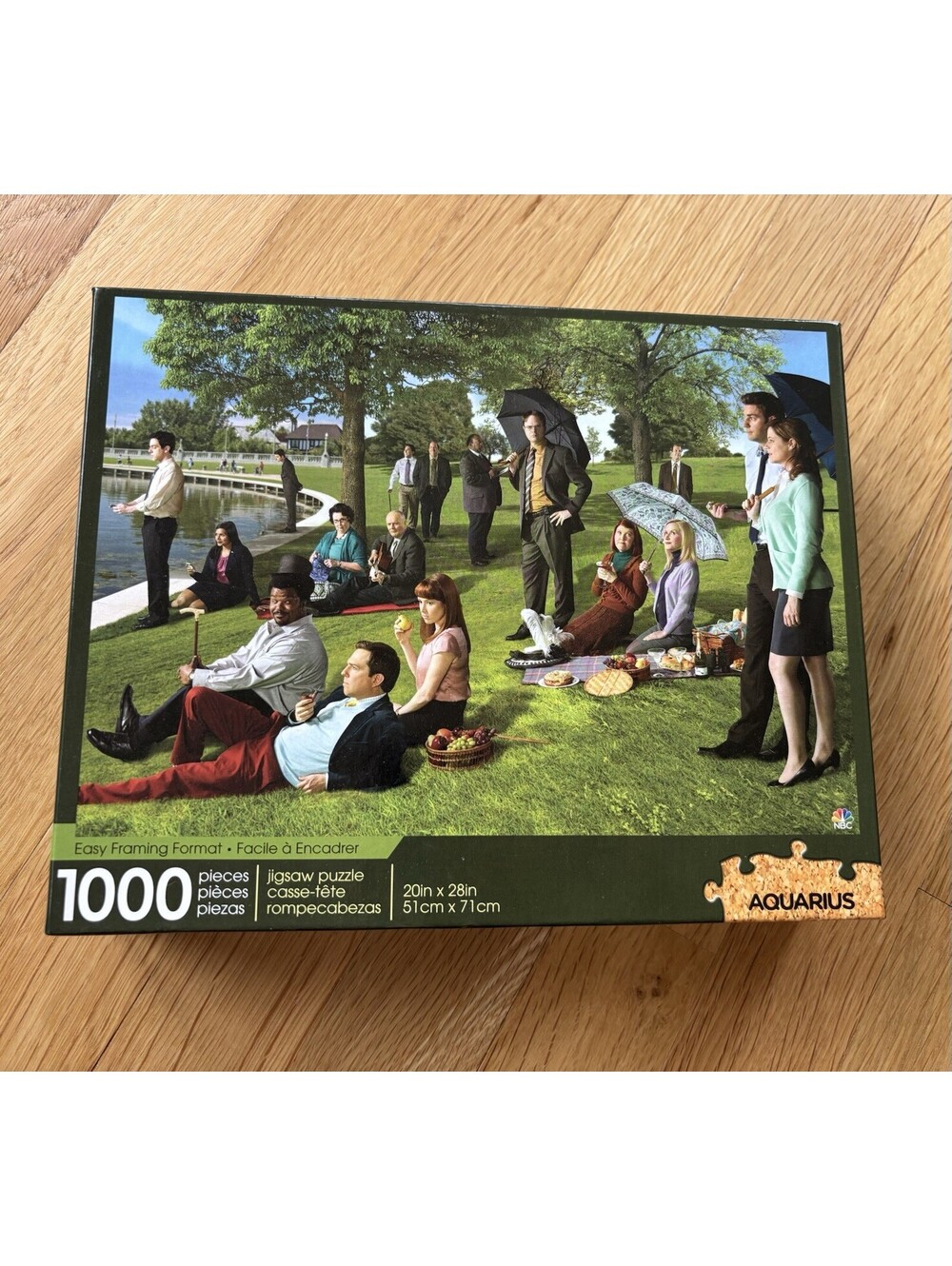 The Office 1000 Piece Jigsaw Puzzle Aquarius NBC Complete
